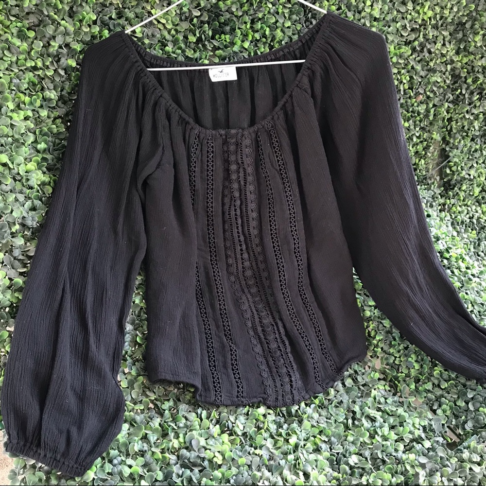 Hollister gauze top